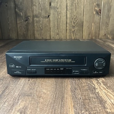 Sharp VC-A410 VCR VHS Player   Tested & Working   No Remote  