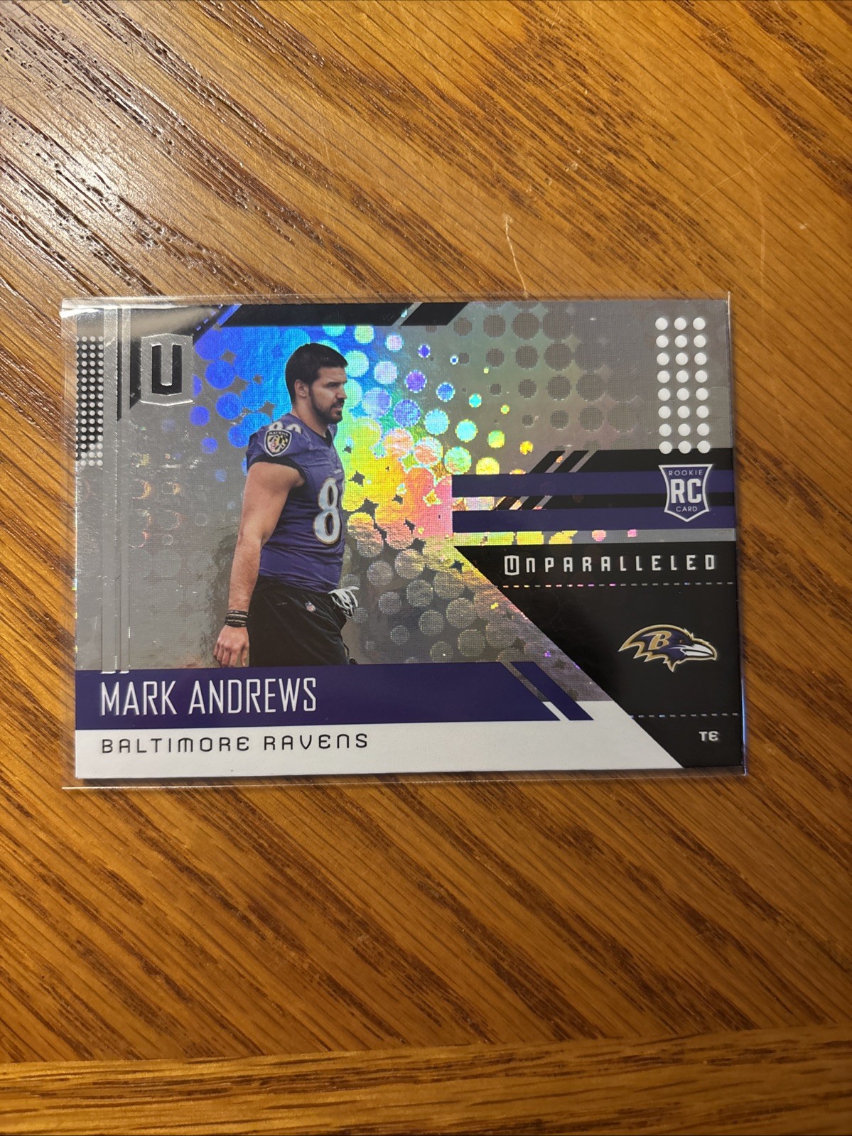 Mark Andrews 2018 Panini Unparalleled #255 Rookie Card Baltimore Ravens