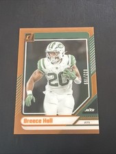 2024 Panini Clearly Donruss Breece Hall Orange /199 New York Jets