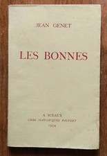Les Bonnes de Jean Genet, Éd. Pauvert, 1954, Ex. Numéroté 