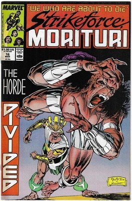 Strikeforce Morituri #12 & 16 COPPER AGE MARVEL COMIC BOOK Whilce Portacio 1988