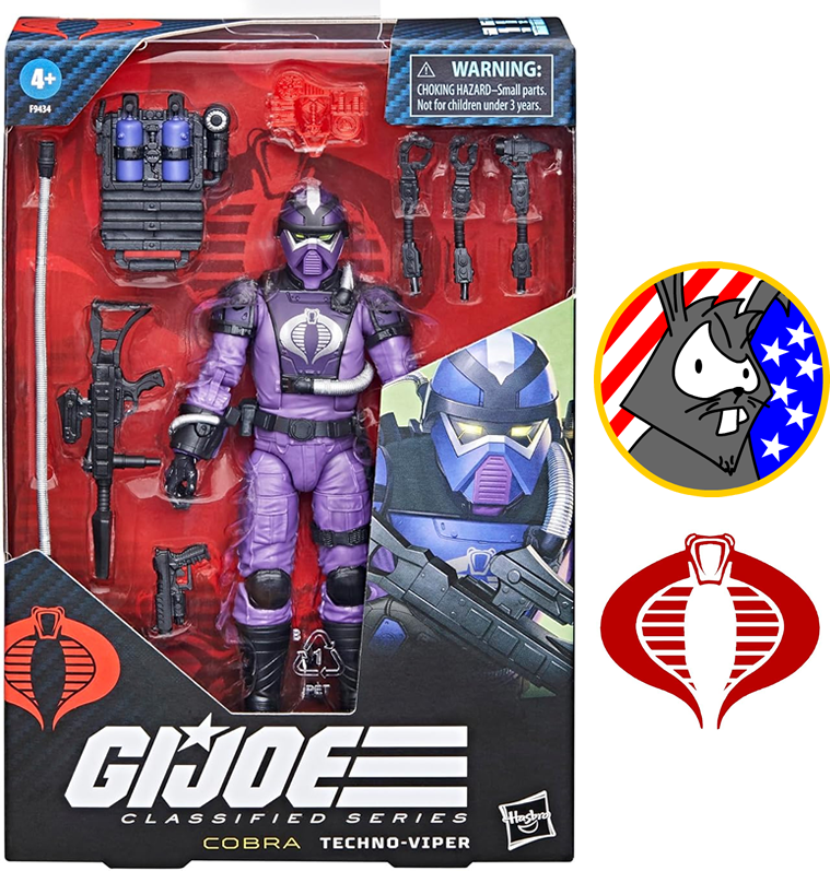 Cobra Techno-Viper - GI JOE Classified Series - 6inch Hasbro Figure