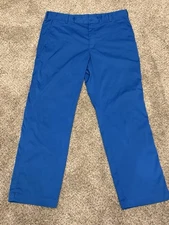 Nike Golf Dri-Fit Performance  Pants Men's 35 X 30 Royal Blue