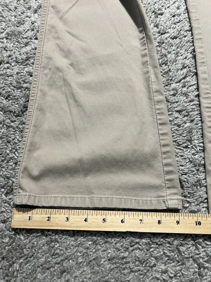 Pantalones de mezclilla Bebop Vintage Y2k para mujer de pana acampanados talla 3 (28x31) bolsillos tostados Foto 4 de 4