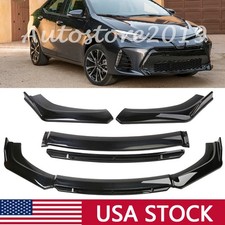 Front Bumper Lip Spoiler Splitter Kit For Toyota Corolla Le S Se Xse 2014-2019 Front Bumper Lip Spoiler Splitter Kit For Toyota Corolla Le S Se Xse 2014-2019