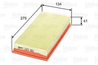 Valeo Luftfilter U.A. FüR Audi, Chrysler, Dodge, Plymouth, Renault, VW