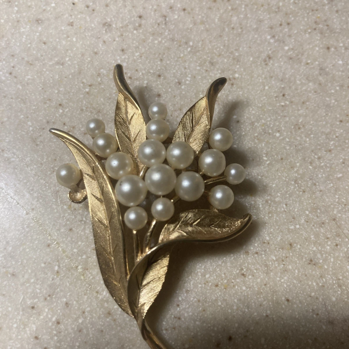 Trifari Gold Pearl Fashion Brooches & Pins for sale - eBay