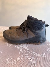 KEEN Men's Hiking Boots Waterproof Size 12 Gray Brown Trail Shoes 1028035