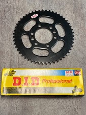 Kettenrad Kettenritzel Ritzel 51 Zähne DID Kette 428 NZ für Yamaha DT 80 LC 2