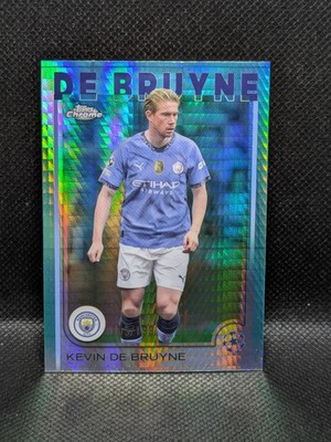 2025 Topps Chrome 17 Kevin de Bruyne Aqua Prizm /199 | eBay