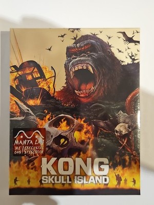 KONG SKULL ISLAND 4K+2D FULLSLIP STEELBOOK BLUE-RAY MANTA LAP OVP NEU NO DEUTSCH
