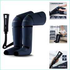 Air Compression Leg Massager with Heat - Relax Therapy for Feet to Thighs