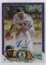 2023 Topps Chrome Rookie Purple Speckle Refractor /299 Ken Waldichuk Auto 15aq