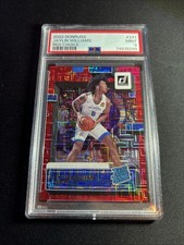 2022-23 Panini Donruss Rated Rookie Jaylin Williams Choice Red /99 #241 PSA 9