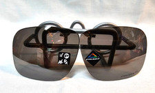 New Oakley HOLBROOK Black Prizm P Polarized Sil Flash Mirror Lenses SIZE 57-18