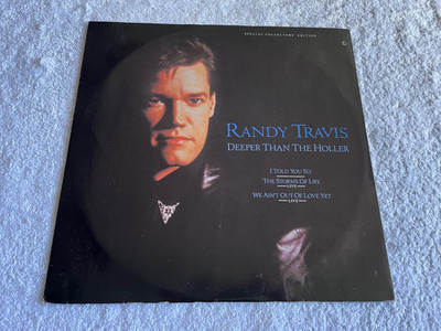 RANDY TRAVIS - DEEPER THAN THE HOLLER 12'' - 4 TRACK COUNTRY MAXI SINGLE
