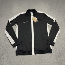 Nike Academy 23 Track Jacket Men's Large Black Slim Fit Dri-FIT Full Zip DR1681
