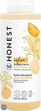 The Honest Company Foaming Bubble Bath  Gentle for Baby  Naturally Derived,