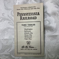 1951 Pennsylvania Railroad Time Table