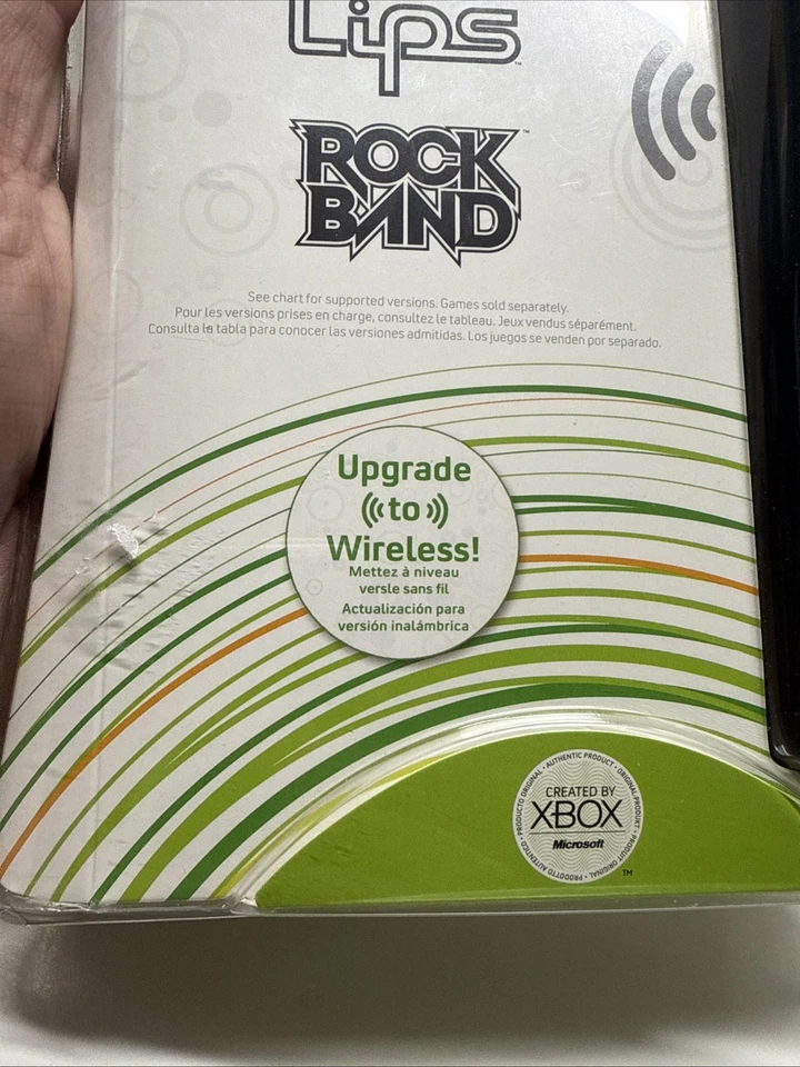 Microsoft OEM Wireless Microphone For Xbox 360 Black New Sealed - Image 4 of 4