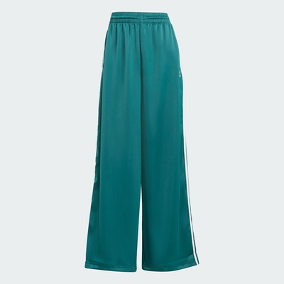 #ad adidas women Adicolor Satin Wide Leg Track Pants $52.00