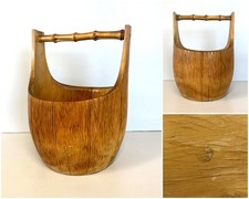 CESTINO IN BAMBU' DESIGN Aldo Tura MACABO ANNI '60s