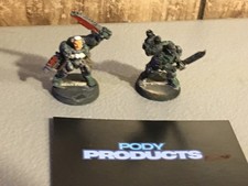 A38572 WARHAMMER 40K SPACE MARINES METAL SCOUTS 2 PK SERGEANT GW GAMES WORKSHOP