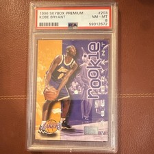 SkyBox 1996-97 Premium Rookie Kobe Bryant #203 PSA 8 Los Angeles Lakers