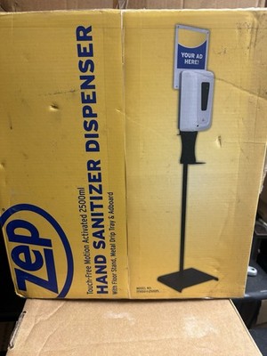 Zep Touch-Free Motion Hand Sanitizer/Soap Dispenser with Floor Stand