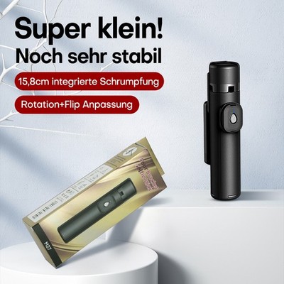 Smartphone Selfie Stick Bluetooth Stativ Teleskop Stange Fernbedienung Handy