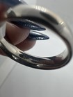 14K White Gold Benchmark Wedding Band Ring Size 8 5mm Signed — photo 3