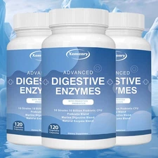 Digestive Enzymes - with Prebiotic & Probiotics, Gut Health, Constipation Relief