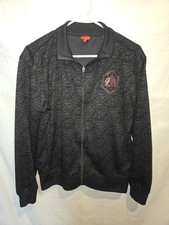 Arsenal FC Soccer Club Zip Up Black Jacket Men's Size S