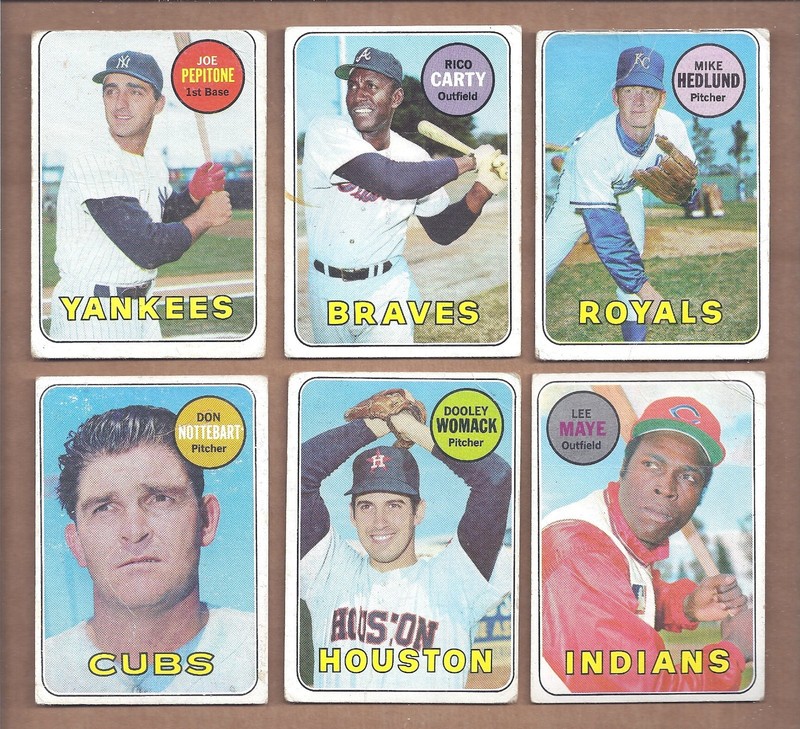 1969 Topps LOT OF 42 DIFFERENT *ALL HIGH NUMBER* FROM #589 TO #661 STARS ROOKIES