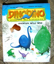 Dinodino: Avventure Nel Giurassico ~2011 PB~ Italian Children's Dinosaur Snow 🦕