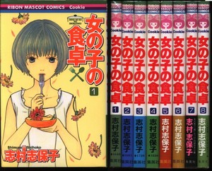 Shueisha Ribon Mascot Comics Shihoko Shimura Girls Dining Table Complete 8 Ebay