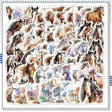 50pcs Vinyl Horse Stickers Set For Any Project you Have