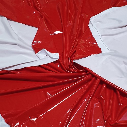 SHINY 4-WAY STRETCH SPANDEX PVC VINYL PLEATHER FABRIC GOTHIC FETISH CLOTHING 54" - Picture 42 of 196