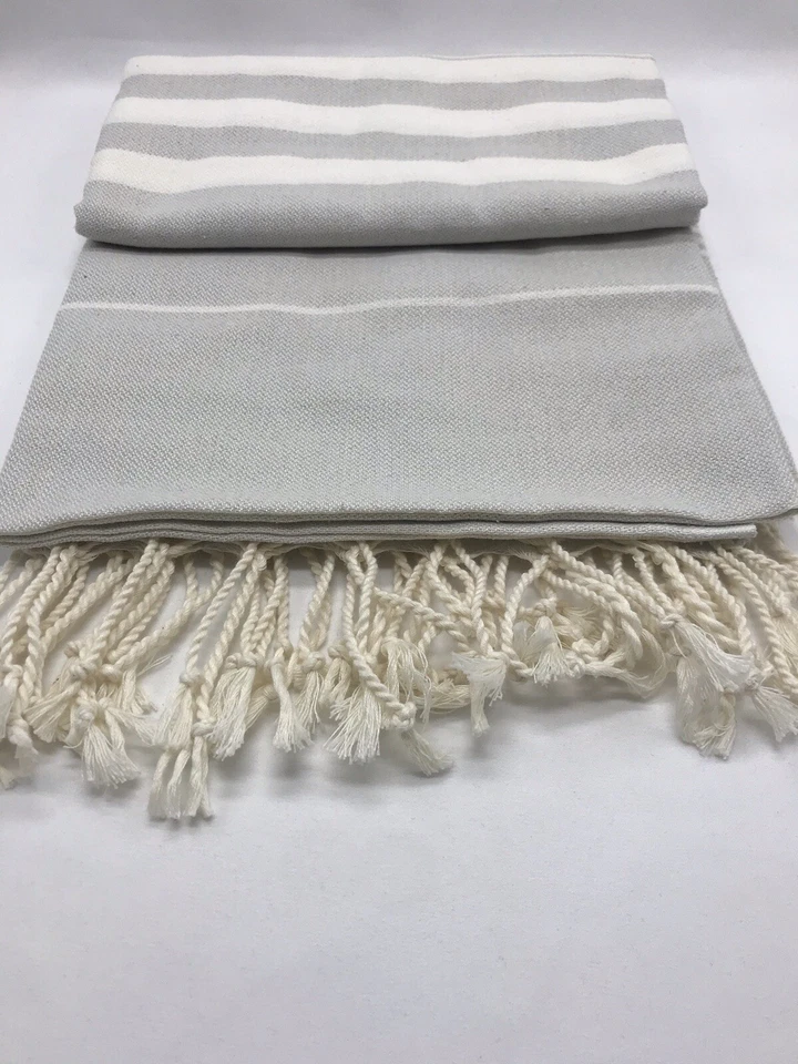 Toalla turca Peshtemal: secado rápido playa baño picnic yoga % 100 algodón hammam Foto 2 de 4