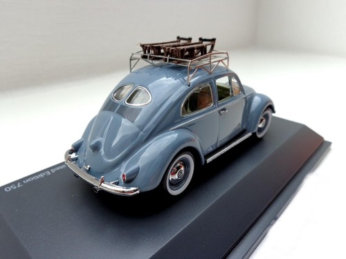 Volkswagen VW Käfer 1200 Brezel Coche a Escala Schuco 1:43 Con Trineo 450270900 - Imagen 4 de 6