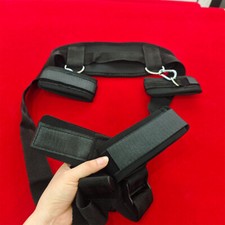 US Bondage Bed Restraint Set Handcuffs Ankle Cuffs Open Leg Harness Straps BDSM