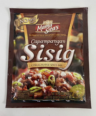 Mama Sitas Capampangan Sisig Citrus-Pepper Spice Mix (2 Packs × 40g)