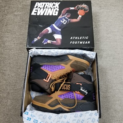 Patrick Ewing Focus Brown/Sunflower/Purple Men
