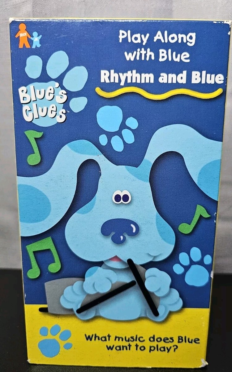Blue［Times］ VHS Blue's Clues - Story Time VHS 1998 Nick Jr. Orange Tape