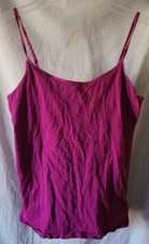 Lot of 5 Women's Cami's XL Multi-Branded Spandex Cotton Undershirt Workout