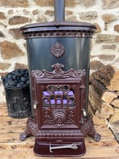 🔥 Poêle Godin N°109 De 1895 – Restauré, Fonctionnel, Fonte – Rare (Époque Dequenne)