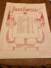 French Composers Series Sample Century Music Publishing Company