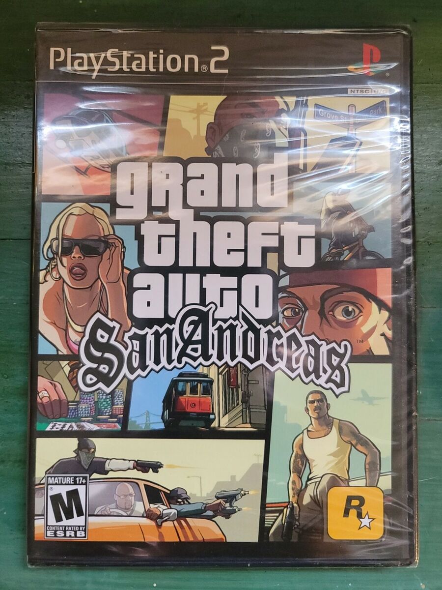 Grand Theft Auto: San Andreas - Jogo PS2 Míidia Física em Promoção