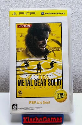 Sony PSP-Playstation Portable -Metal Gear Solid:Peace Walker JAP  OVP+Anl. D408