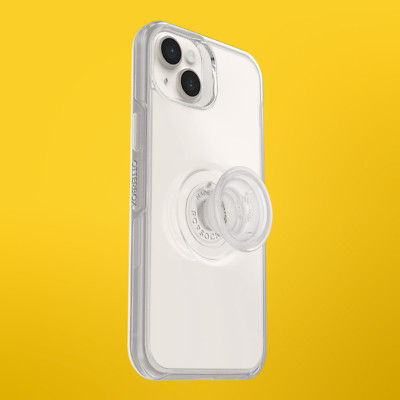 OtterBox Otter+Pop Case iPhone 14 Plus, Stoßfest, Sturzsicher - Klar